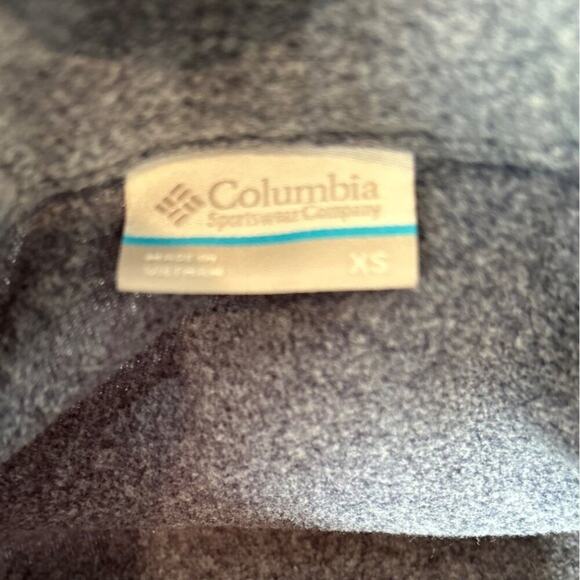 Columbia Full Zip Fleece Jacket, Blue Gray, Women's XS - Picture 3 of 5
